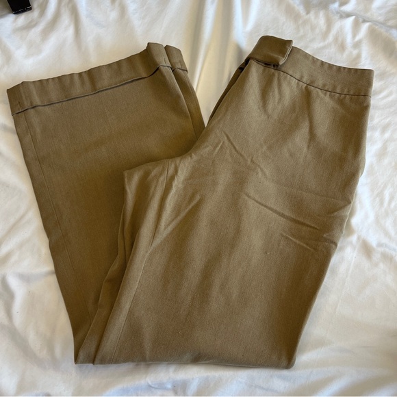 Venezia Tan Wide Leg Pants Versatile Style - Picture 1 of 7